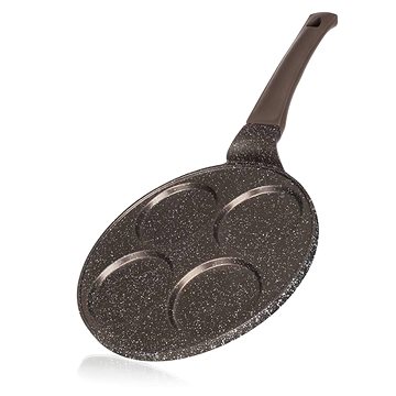 E-shop BANQUET GRANITE Dunkelbraun Pfanne für 4 Pfannkuchen 26 cm Antihaftbeschichtung