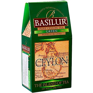 BASILUR Island Of Tea Ceylon Green 100 G, Papier