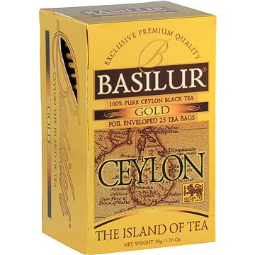 BASILUR Island Of Tea Gold 25 × 2 G, Verpackt