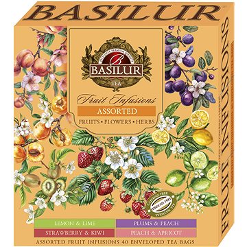 BASILUR Without Hibiscus Assorted 40 × 1,8 G, Verpackt