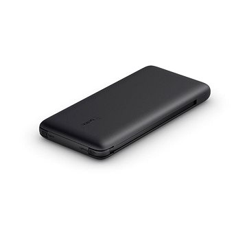 Belkin BOOST CHARGE Plus 10K USB-C Power Bank With Integrated Cables - Black