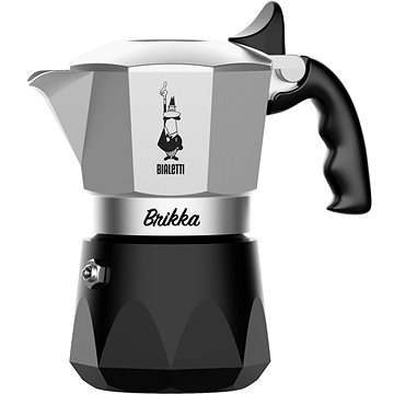 Bialetti Brika 2 Portionen Schwarz