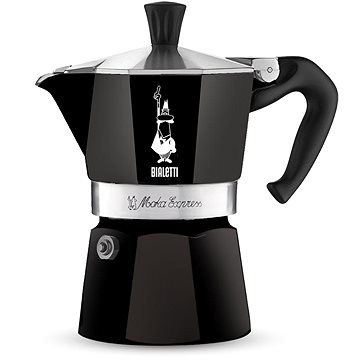 Bialetti Moka Express 3 Tassen Schwarz