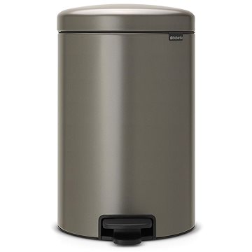 Brabantia Newlcon 20 Liter Pedalkorb Platinfarbe