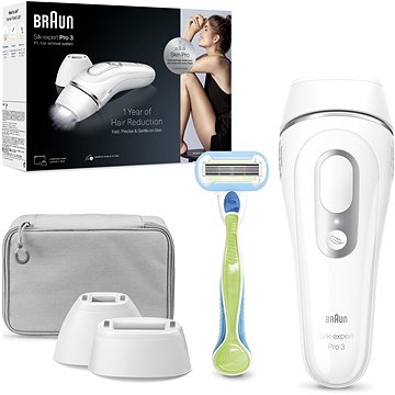 Braun IPL Silk-expert Pro 3 PL3122 + Etui und 2 Köpfe