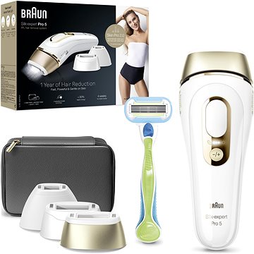 Braun IPL Silk-expert Pro 5 PL5242 + Etui Und 3 Köpfe