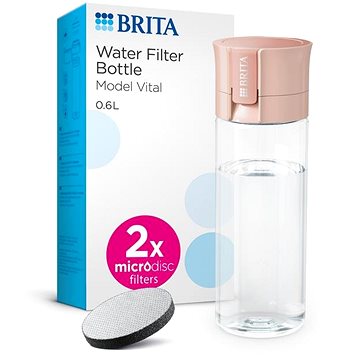 BRITA Fill&Go Vital 0,6 L Aprikose + 2 × Microdics 2024