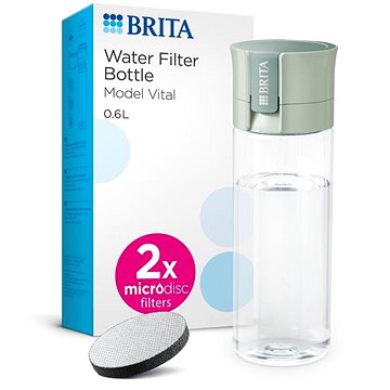 BRITA Fill&Go Vital 0,6 L Grün + 2 × Microdics 2024