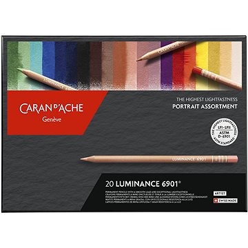 CARAN D'ACHE Luminance 6901 20 Farben Geeignet Für Portrait