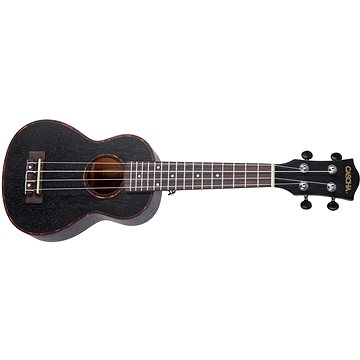 CASCHA HH 2262 Premium Mahagoni Ukulele-Set Schwarz