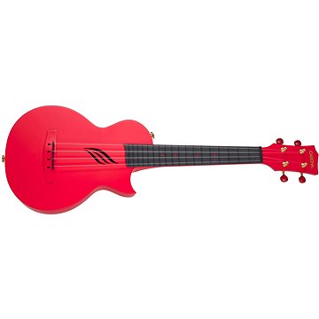 CASCHA HH 2280 Carbon Fibre Ukulele Set Red