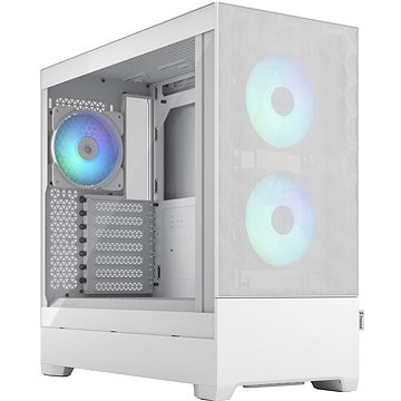 Fractal Design Pop Air RGB White TG Clear Tint