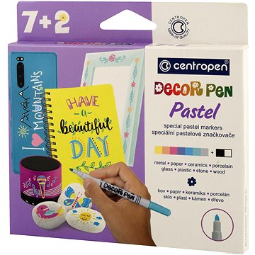 CENTROPEN Dekostift 2738 Pastell 8+1 Stück