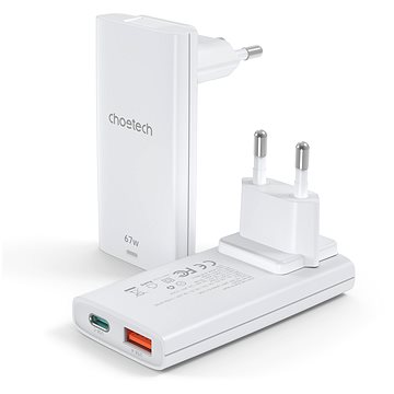 ChoeTech 67W A+C Charger, White