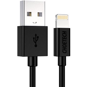 ChoeTech MFI CertIfied USB-A To Lightening 1.8m Cable Black