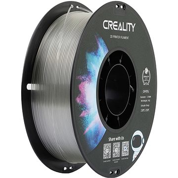 Creality 1.75mm PETG Black Neutral Tray 1kg Transparnet