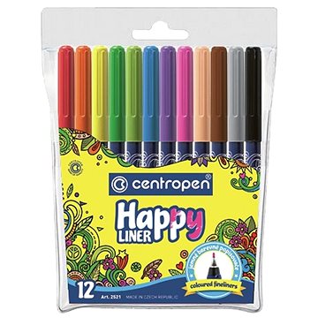 CENTROPEN Marker Happy Liner 2521/12