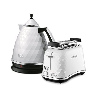 De'Longhi Brillante Frühstücksserie - Weiß (KBJ2001. W & CTJ2103. W)