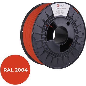 C-TECH Filament PREMIUM LINE PETG Orange Rechts RAL2004