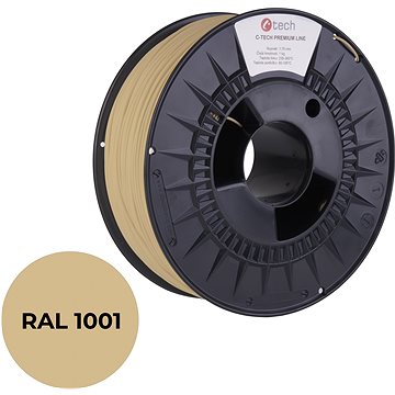 C-TECH Filament PREMIUM LINE PLA Beige RAL1001