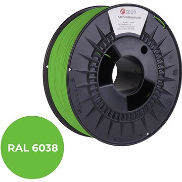 C-TECH Filament PREMIUM LINE PLA Leuchtend Grün RAL6038