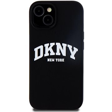 DKNY Liquid Silicone Arch Logo MagSafe Backcover Für IPhone 14 Black