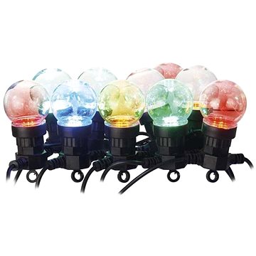 E-shop EMOS LED-Lichterkette - 10x Partybirnen, 5 m, innen und außen, multicolor