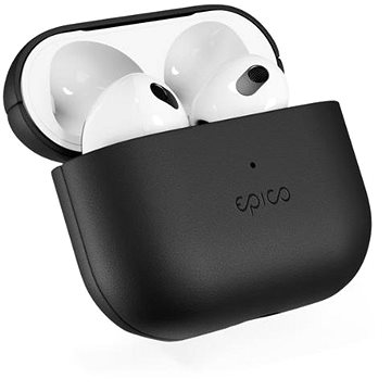 Epico Leather Case Airpods 3 - Schwarz