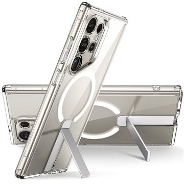 ESR Boost Flickstand Case (HaloLock), Compatible With Samsung Galaxy S24 Ultra, Clear