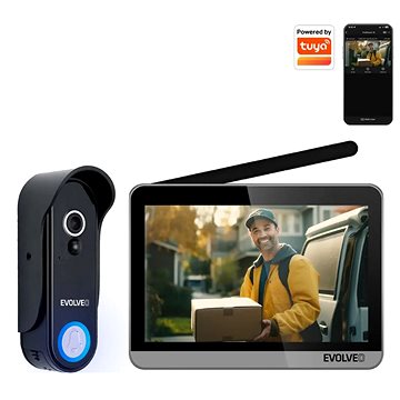 EVOLVEO DoorPhone W7, Silberner Monitor