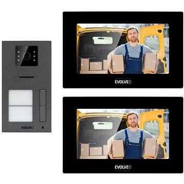 EVOLVEO DoorPhone AP2-2, Schwarz