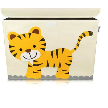 Lifeney Aufbewahrungsbox Mit Deckel TIGER, Groß, 51 × 36 × 36 Cm