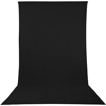 Fomei Textilhintergrund 3 × 6 m schwarz