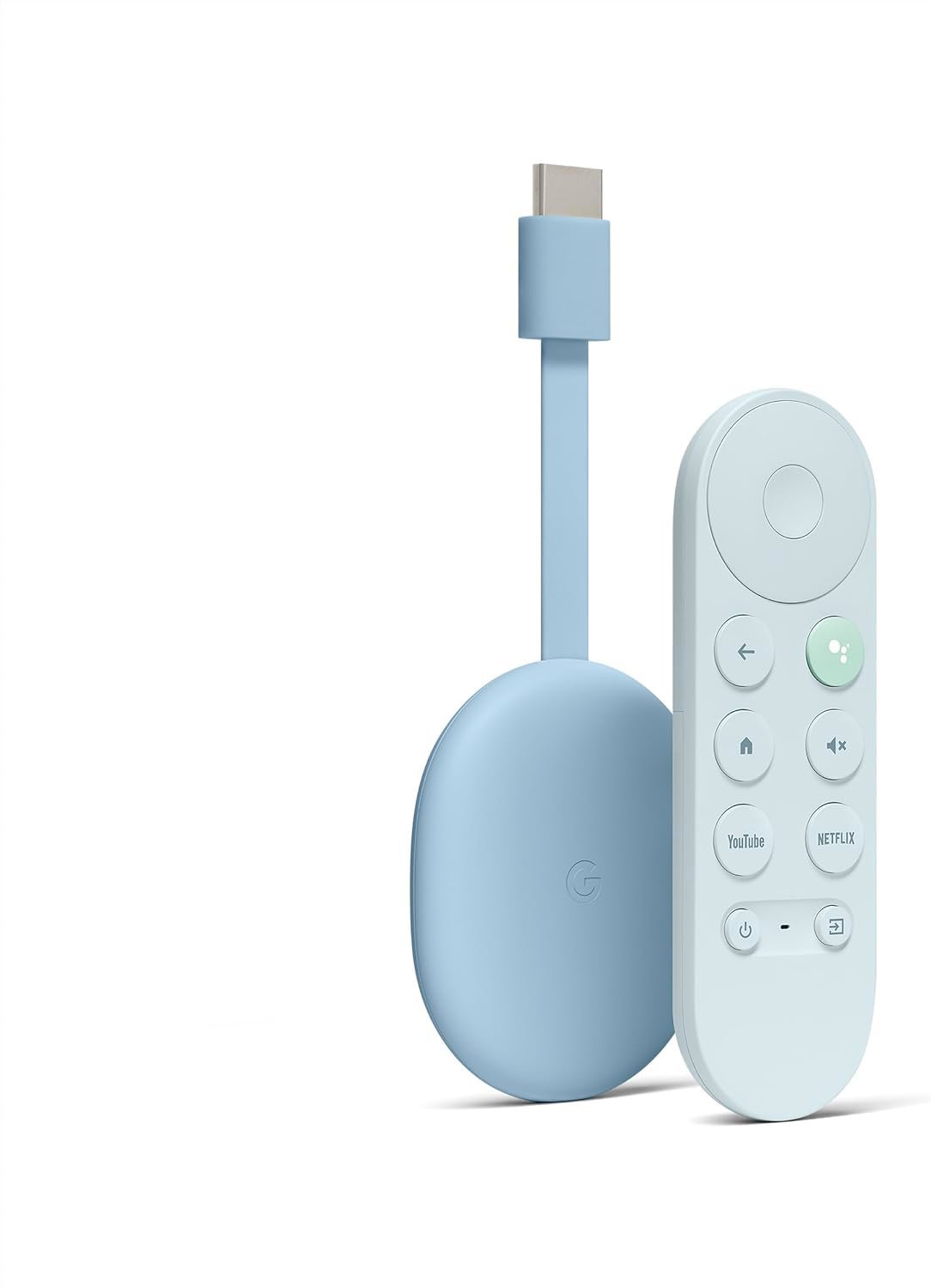 Google Chromecast 4 Google TV Sky Blue - ohne Adapter