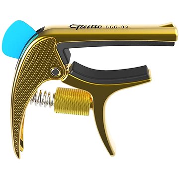 GUITTO GGC-02 Revolver Capo Gold Kapodaster