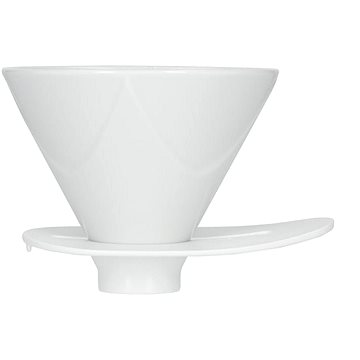 Hario One Pour Dripper Mugen V60, Keramik, Weiß