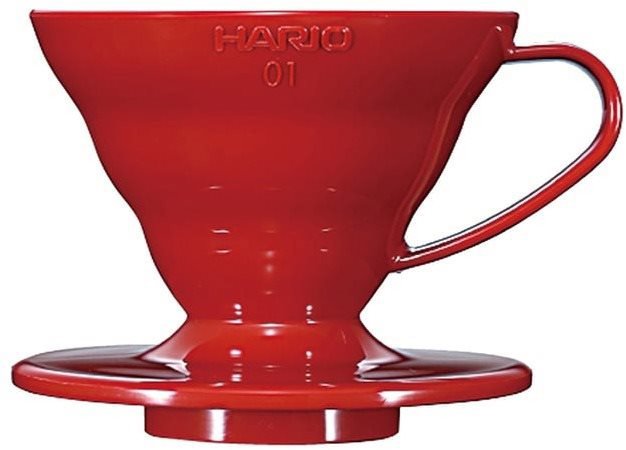 Hario Dripper V60-01, Kunststoff, Rot