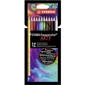 STABILO Aquacolor „ARTY“ 12 Stück In Pappverpackung