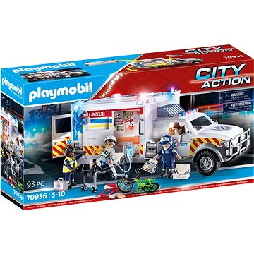 Playmobil 70936 City Action - Rettungs-Fahrzeug: US Ambulance