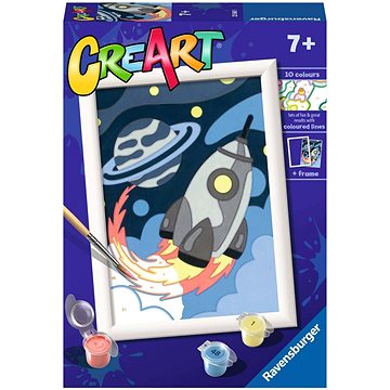 Ravensburger 236190 CreArt Weltraumrakete