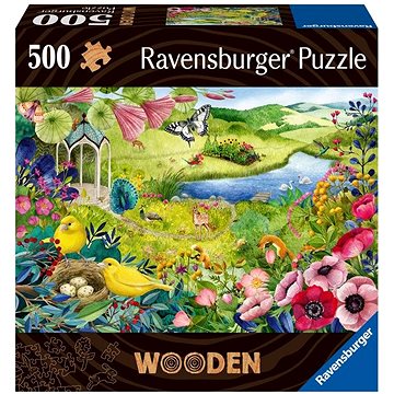 Ravensburger Puzzle 175130 Holzpuzzle Wilder Garten 500 Teile