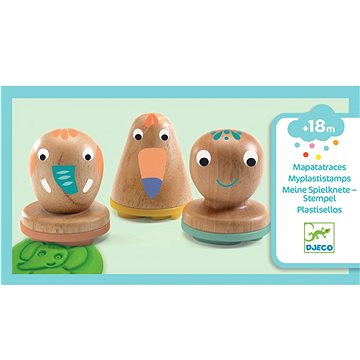 DJECO Knete-Set für Kinder Stempel