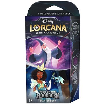 Disney Lorcana: Rise of the Floodborn TCG Starter Deck Amethyst & Steel