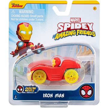 Spidey Spider-Man Diecast Metal Car 7.5 Cm - Iron Man