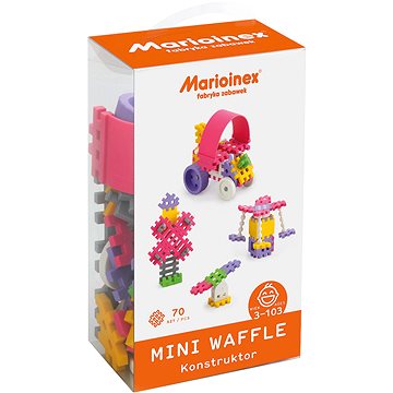 Mini Waffle Constructor Rosa 70 Stück