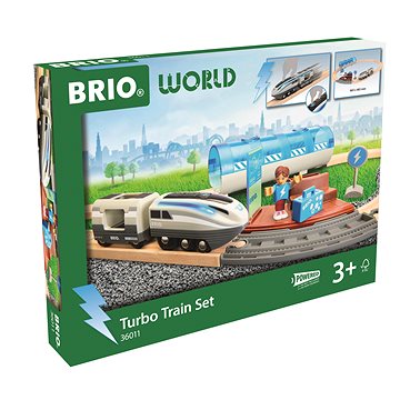 BRIO Spielesets 36011 Eisenbahnset Mit Turbozug