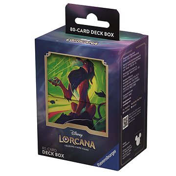 Disney Lorcana: Azurite Sea - Deck Box Scar - Vengeful Lion From The Lion King