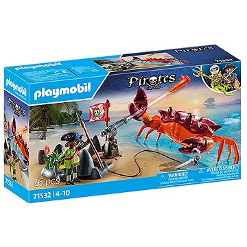 Kampf gegen eine Riesenkrabbe