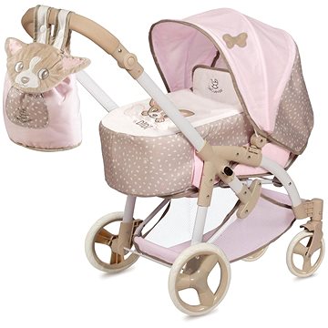 Decuevas 81643 Faltbarer Kinderwagen Für Puppen 3 In 1 Mit Tragbarer Tasche Didi 2021 - 75 Cm