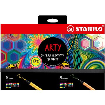 STABILO ARTY - 68 Stück - Fineliner Und Hochwertige Fasermarker